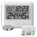 ELEKTRONICKÝ TEPLOMER HYGROMETER DIGITÁLNE HODINKY DO IZBY