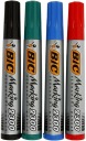 BIC 2300 PERMANENTNÝ ZNAČOVAČ 4 farby ČIERNA ČERVENÁ MODRÁ ZELENÁ