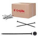 Čierne fosfátované skrutky do dreva 4,2x70 - 1kg