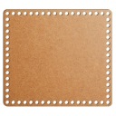 šedý základný košík dno 25x28cm HDF obdĺžnik