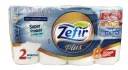 Toaletný papier Zefir biely, 2 vrstvy, 8 roliek