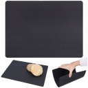 KRAJNÁ DOSKA flexibilná kuchynská podložka 33x24cm čierna flexibilná plast