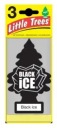 Vianočný stromček do auta s vôňou Black Ice Little Trees 3PAK