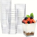 SPACE 2 poháre na zákusky FINGERFOOD pohár na občerstvenie 120ml 24 ks