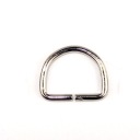 Polkruh 30x24mm STRIEBORNÁ 1ks na popruh kabelky 2994