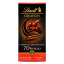 Lindt Creation Cherry Chilli tmavá čokoláda s čerešňou a chilli penou 150g