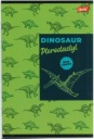 A5 ZÁPISNÍK, 16 LISTOVÝ MRIEŽKOVÝ DINOSAUR UNIPAP