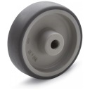 KOLESÁ KOLESÁ Sivé gumené koliesko, priemer 100mm, 100kg