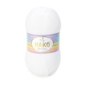 NAKO Elit 50 Elit Detská priadza 100g 208 biela