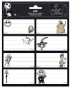 Nálepky na zošit Nightmare Before Christmas, 16 ks