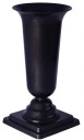 Vial Vase Lady 1 čierny cintorínsky hrob odolný