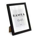 Rám s podperou 15x21 cm Čierny na fotografie
