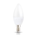 LED žiarovka na sviečku 9W E14 NEUTRAL farba 4000K keramické telo