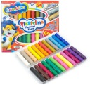BAMBINO plastelína 24 farieb okrúhla + podložka