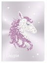 Interprintový zošit A5-16 KONTROLOVANÝ - Metallic Shine - jednorožec - Malý UNICORN