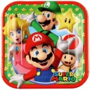 TANIERE SUPER MARIO a LUIGI narodeninové 8 ks
