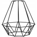 KOVOVÉ drôtené tienidlo pre žiarovky E27 LOFT DIAMENT