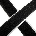 Suchý zips s LEPOM 2cm ČIERNA SADA 1m+1m 18263