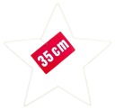 BIELA ​​kovová hviezda 35 cm - lapač snov