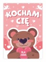 KARTA PLYŠOVAČ I LOVE YOU