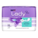 Seni Lady Slim Extra urologické vložky pre ženy 15 ks. Rozmer 14 x 29,5 cm