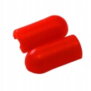 2x Koncovka NEON FLEX 8x16mm ČERVENÁ