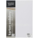 Dekoračný papier A4 hladký saténový biely krém na diplomy 50 kusov 160g