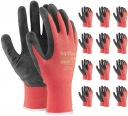 SILNÉ PRACOVNÉ RUKAVICE latexové RUKAVICE 12 párov