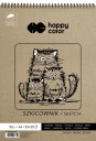 Špirálový skicár CATS A4 60K Young Artist HC