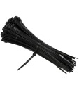 Sťahovacie pásky 3,6x150mm Čierna 100 ks
