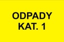 č. 41 VÝSTRAŽNÁ TABUĽA KAT. 1 (žltá).