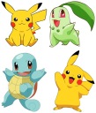 POKEMON NÁLEPKY NA ZRKADLO NA OKNO