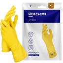 Žlté rukavice MERCATOR OCHRANNÉ žlté latexové domáce rukavice