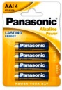 PANASONIC ALKALICKÉ VÝKONNÉ AA BATÉRIE 4 KS.