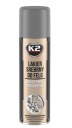K2 STRIEBORNÁ FARBA NA RÁFKY 500 ML L332