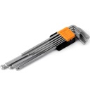 Dlhé imbusové kľúče, 9ks IMBUS 230MM
