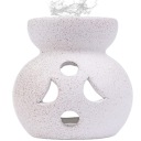 KERAMICKÝ KRB NA VOSKOVÉ OLEJE AROMATERAPIA BOHO NATURAL S BODKAMI