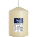 BISPOL Aura 44H valcová sviečka 10CM SW70/100 ECRU