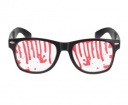 Okuliare s krvou na halloweensku párty