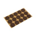 Plsťová podložka, kruhová plsť. fi28mm(15ks) Bronz