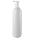 Fľaša s pumpičkou 1000ml, HDPE, 28/410, biela