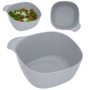ŠEDÁ PLASTOVÁ MISKA 17x14 CM NA OBJEDNANIE OVOCIE KUCHYŇSKÁ MISKA 0,75L