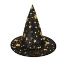 Zlatý hviezdny klobúk HALLOWEEN Karnevalový kostým