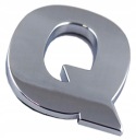 V6M08 ZNAK PÍSMENO PÍSMENO ČÍSLO ČÍSLA CHROME Q