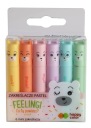 Mini zvýrazňovače, 6 ks. Feelings pastel HappyColo