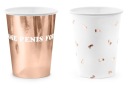 Poháre pre sliepky SAME PENIS FOREVER rosegold x6