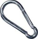 Pozinkovaná karabína 4 mm karabína do 80 kg