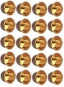 MUFFIN LINERS formičky na košíčky DECORATIONS narodeninové hnedé 20 ks