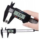 ELEKTRONICKÝ DIGITÁLNY LCD POSUV 0-150 mm UHLÍKOVÝ ČÍTAČ 0,01 S BATÉRIOU