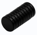 SILNÝ VALEC NEODYMOVÝ MAGNET 10x2 - ČIERNA 10KS / NEODYMOVÉ MAGNETY /